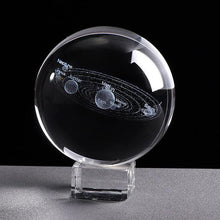 Load image into Gallery viewer, 3D SOLAR SYSTEM CRYSTAL BALL