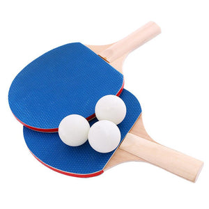 Retractable Table Tennis Set - Ping pong Bats Rackets Paddles Portable 3 Balls for Outdoor Easy Sporting Decoration